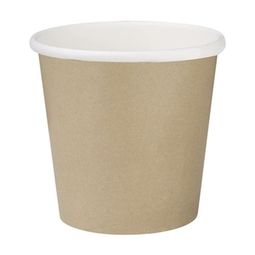 Fiesta Compostable Hot Cups Single Wall Kraft 6oz (50 Pack)