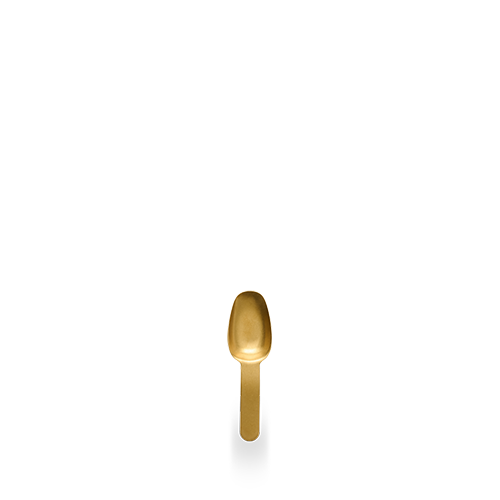 Les Essences Vintage Gold Long Handled Tasting Spoon 12Cm Box of 12 (3-5 Working Days Delivery)
