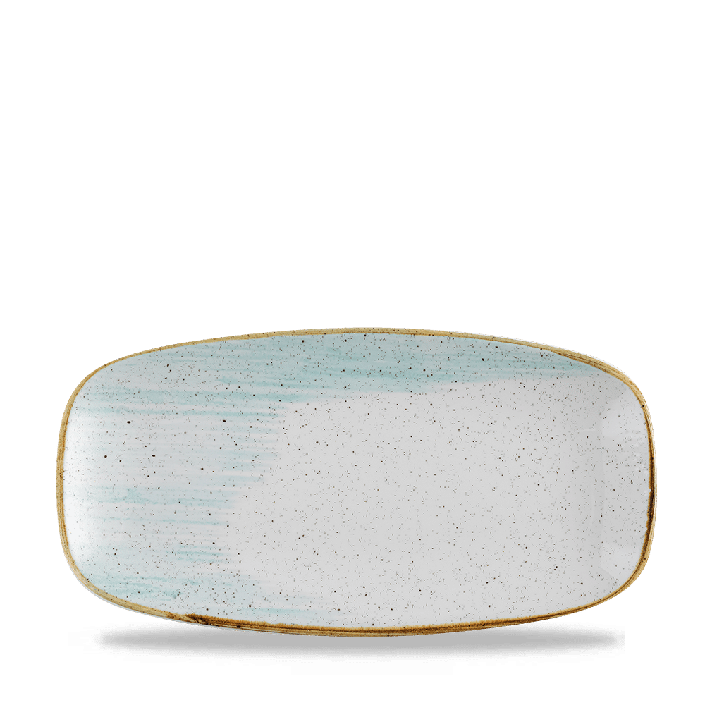 Stonecast Accents Duck Egg Chefs Oblong Plate 11 3/4X6" Box of 12 (3-5 Working Days Delivery)