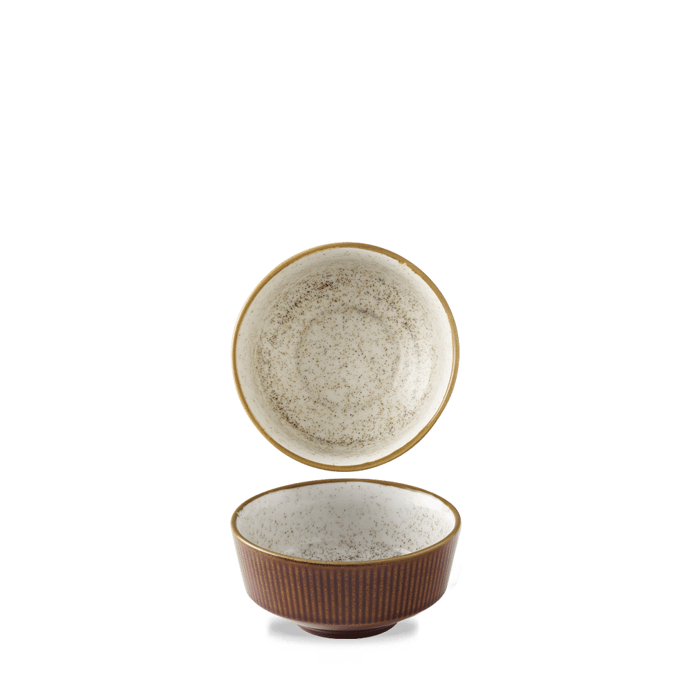 Cinnamon Brown Barley White Kochi Soup Bowl 15.75Oz Box of 12 (3-5 Working Days Delivery)