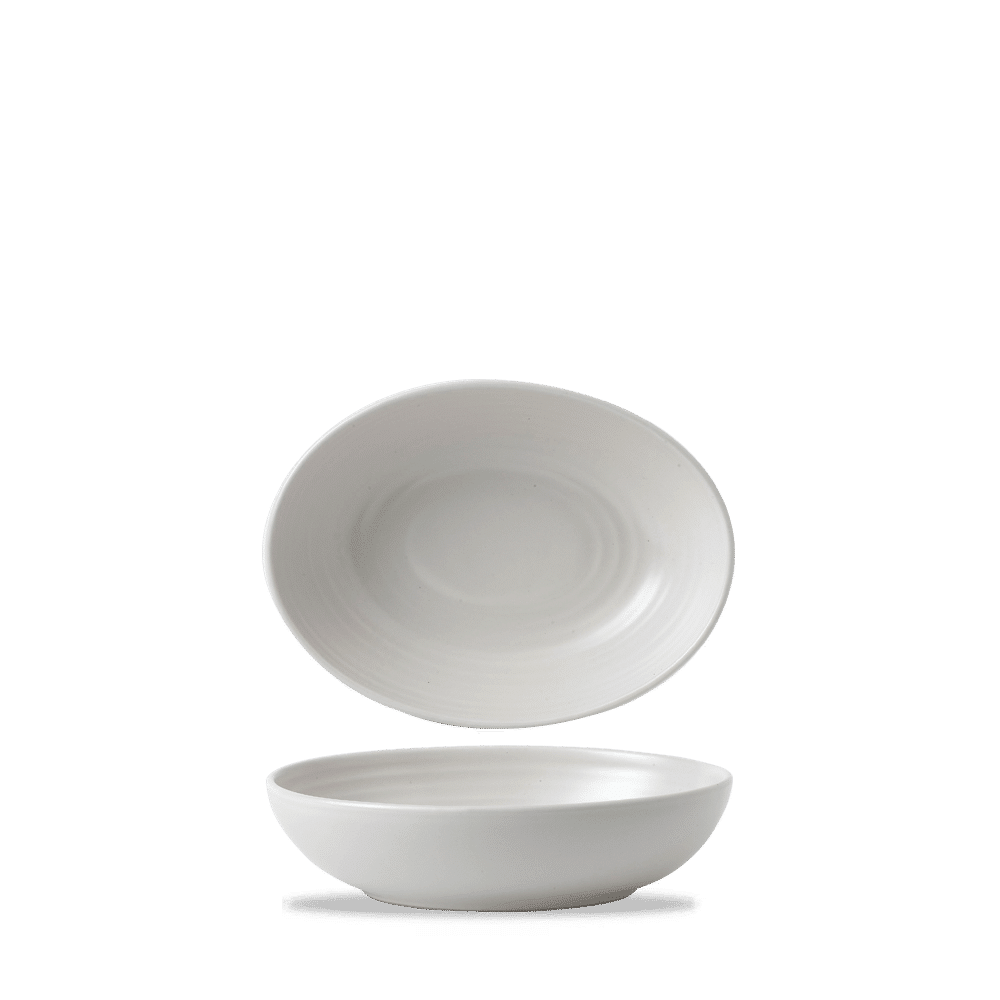 Evo Pearl Deep Oval Bowl 8 1/2X6 3/8" Box of 6 (3-5 Working Days Delivery)