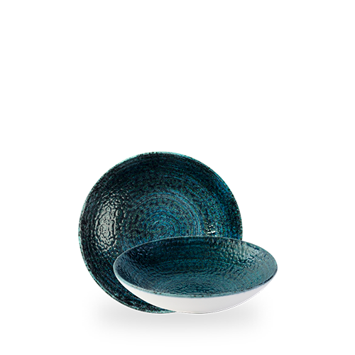 Homespun Chroma Blue Coupe Bowl 7.25" Box of 12 (3-5 Working Days Delivery)