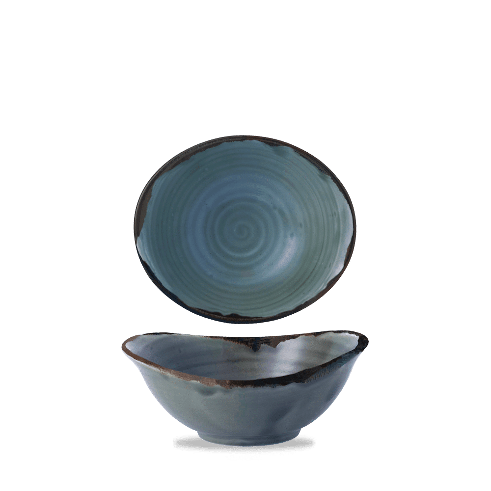 Harvest Blue Deep Bowl 6 3/4X5 3/4" Box of 6 (3-5 Working Days Delivery)
