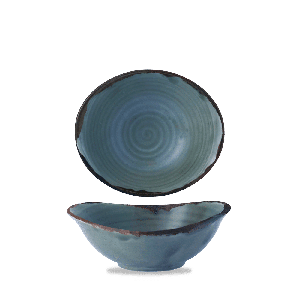 Harvest Blue Deep Bowl 7 7/8X6 5/8" Box of 6 (3-5 Working Days Delivery)