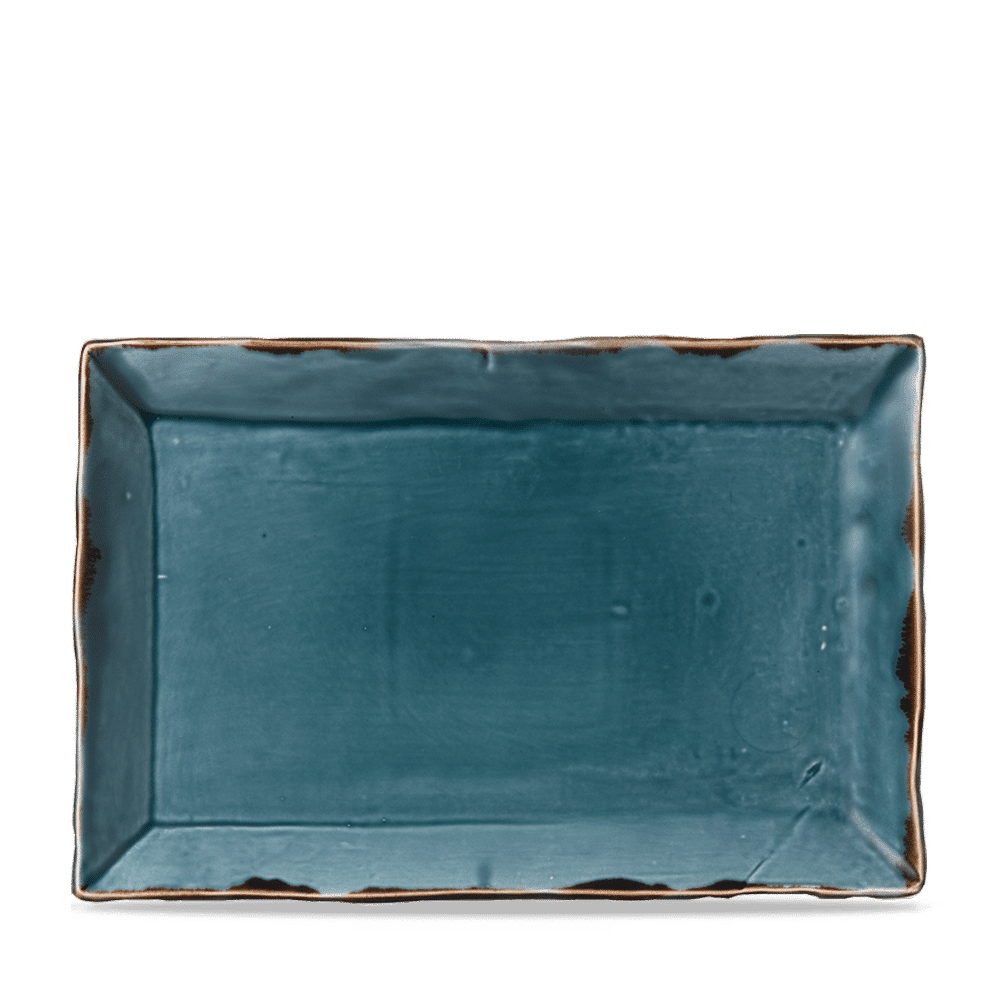 Harvest Blue Rectangle Tray 11 1/8X7 3/8" Box of 6 (3-5 Working Days Delivery)