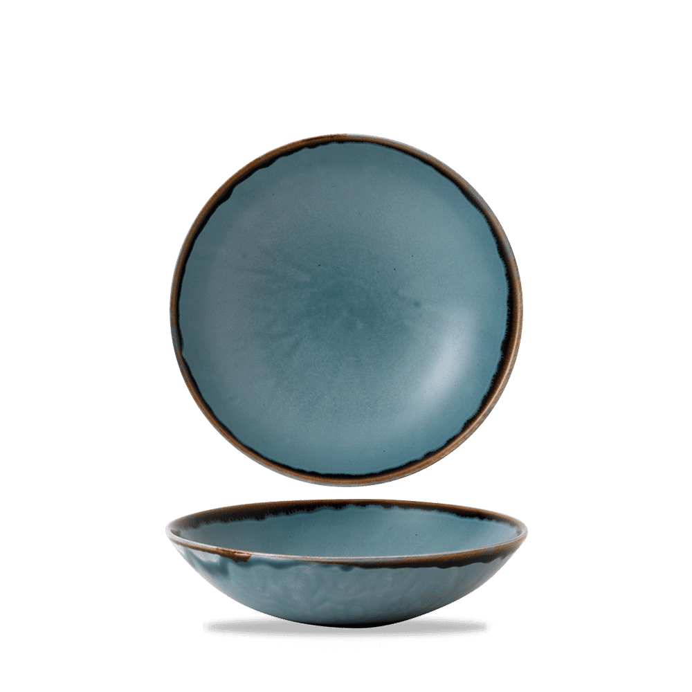 Harvest Blue Coupe Bowl 7.25" Box of 12 (3-5 Working Days Delivery)
