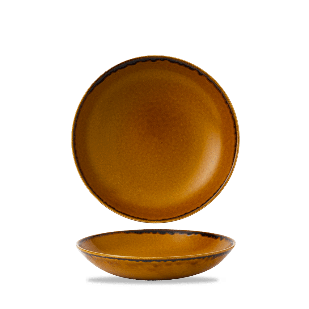 Harvest Brown Coupe Bowl 9.75" Box of 12 (3-5 Working Days Delivery)