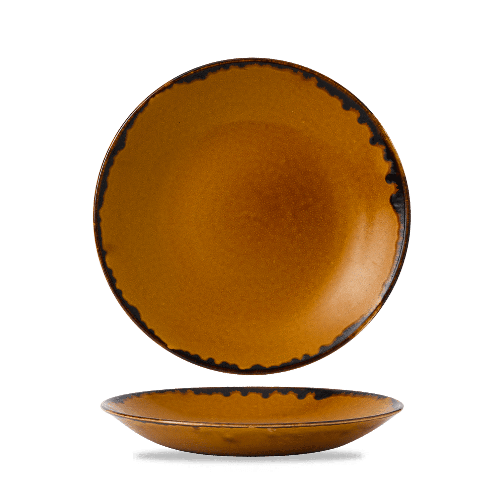 Harvest Brown Deep Coupe Plate 11" Box of 12 (3-5 Working Days Delivery)