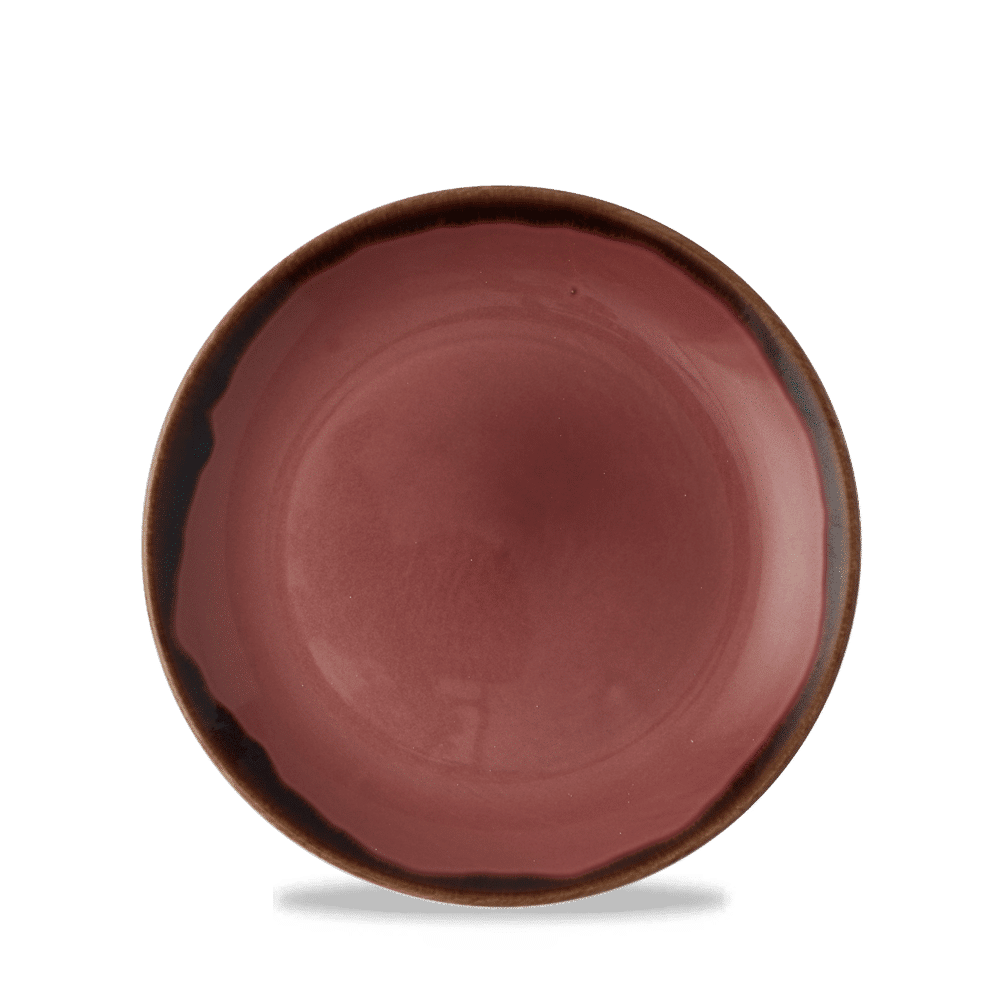 Harvest Plum Coupe Plate 6.5" Box of 12 (3-5 Working Days Delivery)
