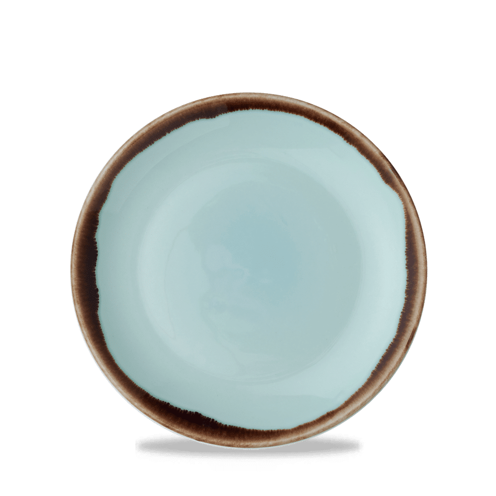 Harvest Turquoise Coupe Plate 6.5" Box of 12 (3-5 Working Days Delivery)