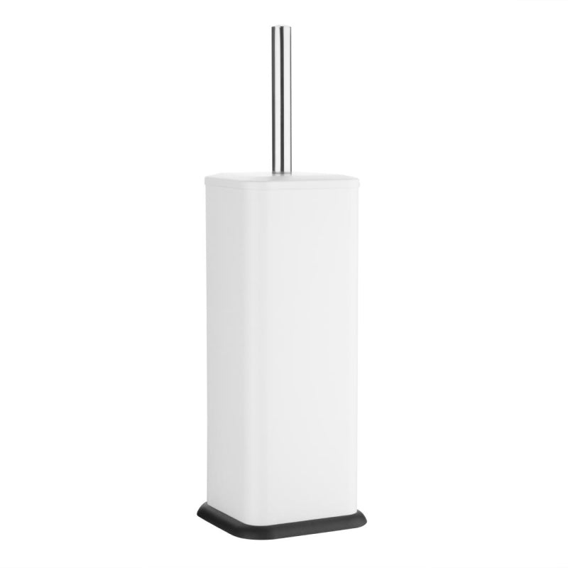 Toilet Brush and Holder Square Toilet Brush and Holder - White
