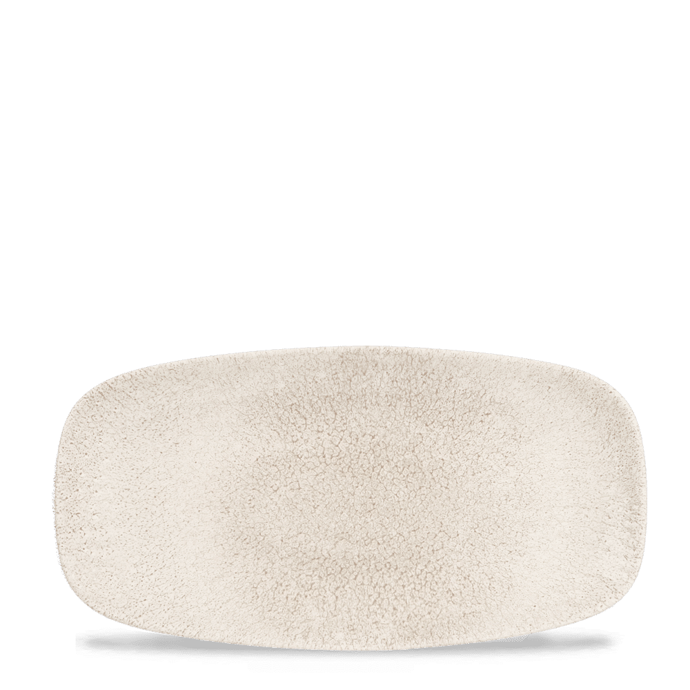 Raku Agate Grey Chefs Oblong Plate 11 3/4X6" Box of 12 (3-5 Working Days Delivery)