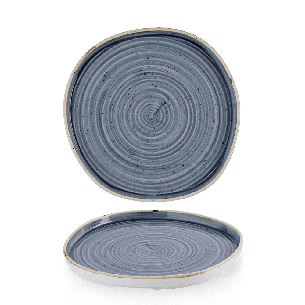 Stonecast Blueberry Organic Walled Plate 10 1/2" Box of 6 (3-5 Working Days Delivery)
