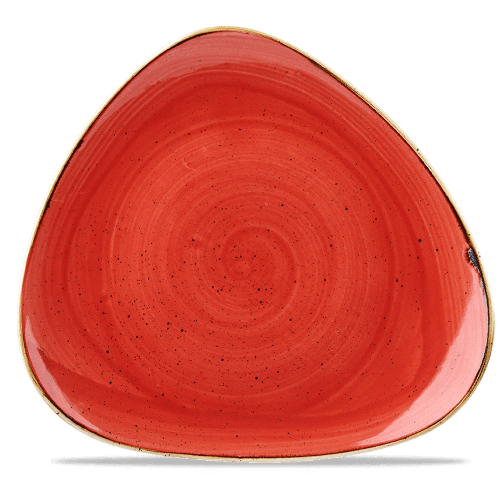 Stonecast Berry Red Lotus Plate 12" Box of 6 (3-5 Working Days Delivery)