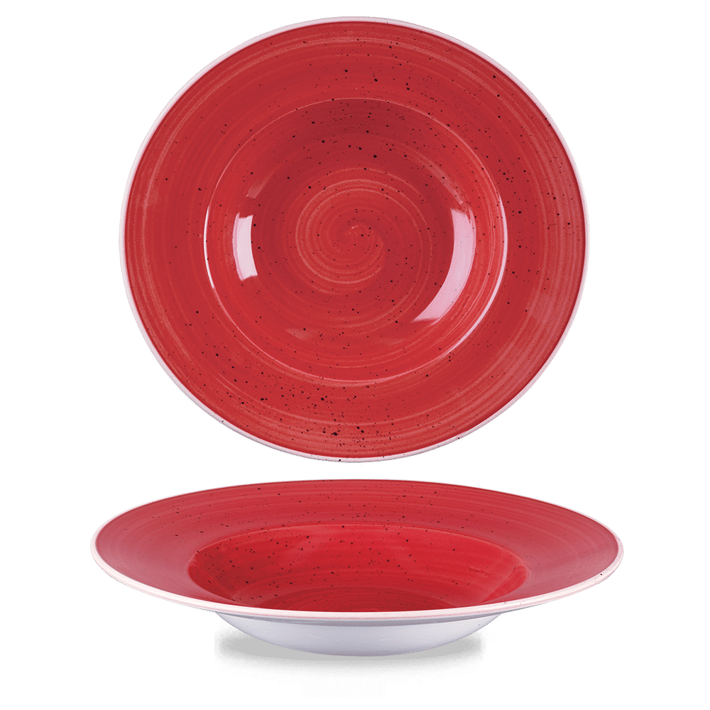 Stonecast Berry Red Profile Wide Rim Bowl Large 10.90" Box of 12 (3-5 Working Days Delivery)