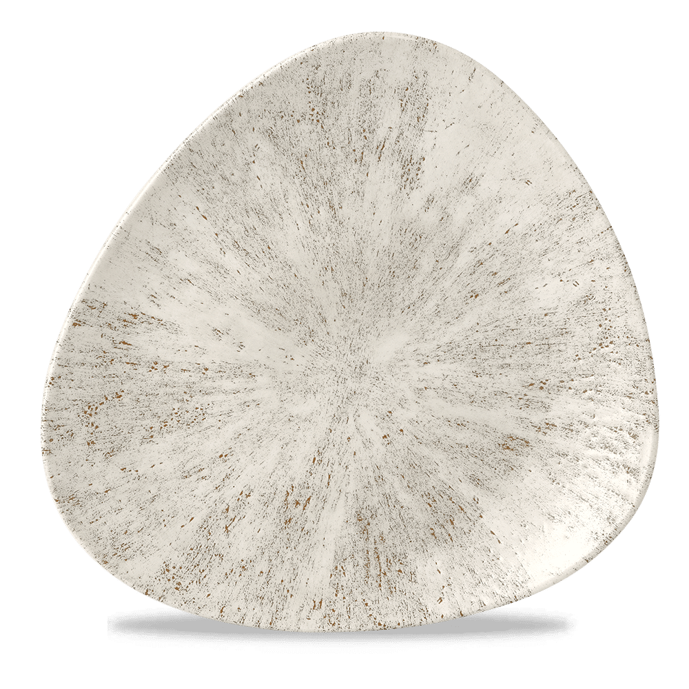Stone Agate Grey Lotus Plate 11 1/4" Box of 12 (3-5 Working Days Delivery)