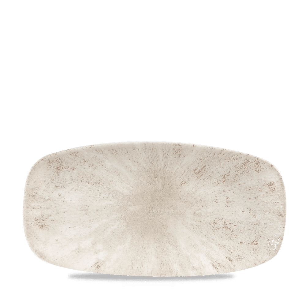 Stone Agate Grey Chefs Oblong Plate 11 3/4X6" Box of 12 (3-5 Working Days Delivery)
