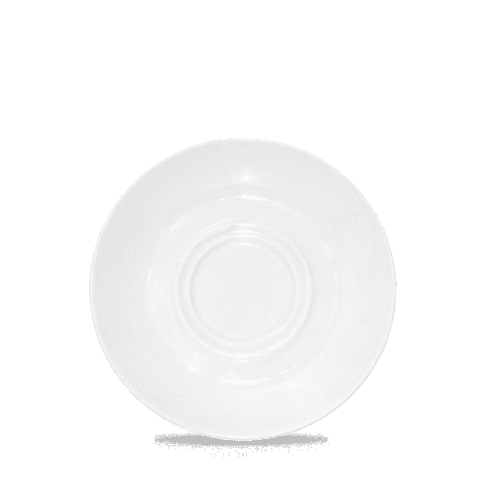 White Cafe Saucer Large 6.5" Box of 24 (3-5 Working Days Delivery)