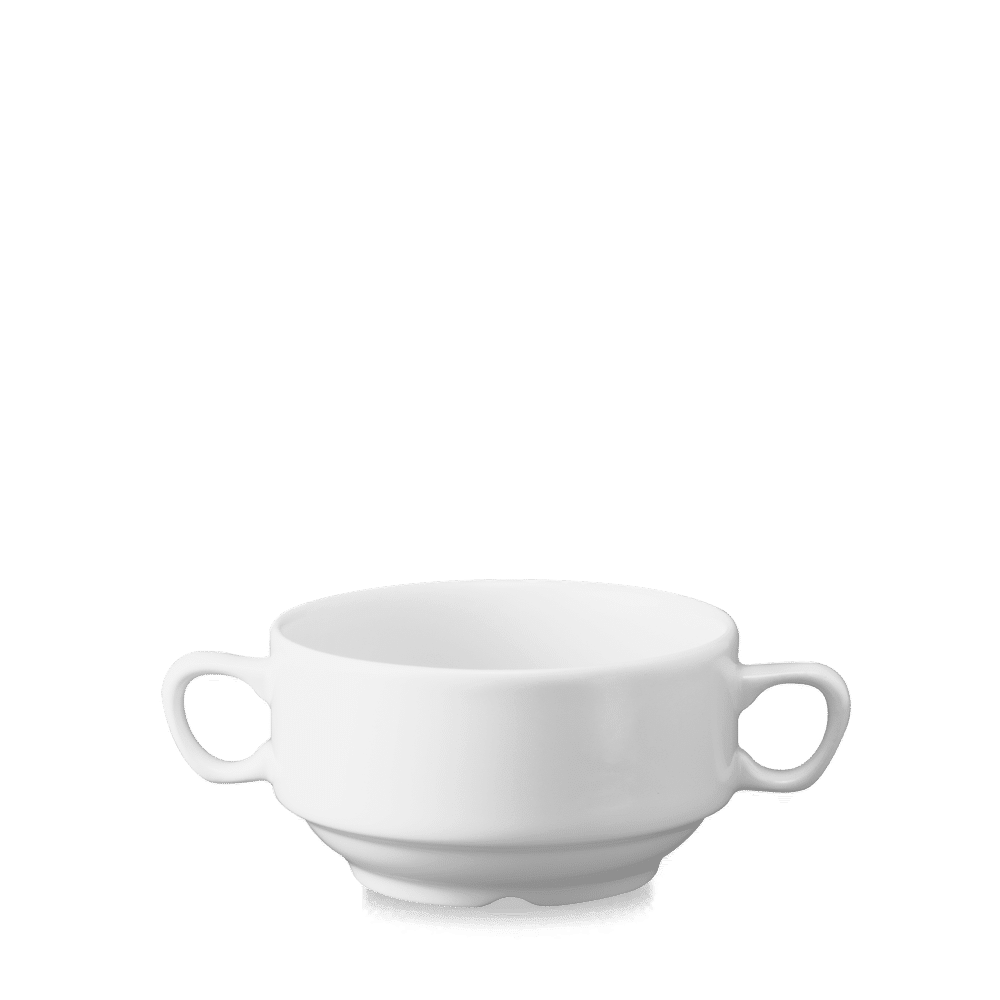 White Handled Consomme 14Oz Box of 24 (3-5 Working Days Delivery)