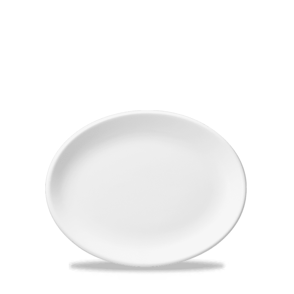 White Oval Plate 9" Box of 12 (3-5 Working Days Delivery)