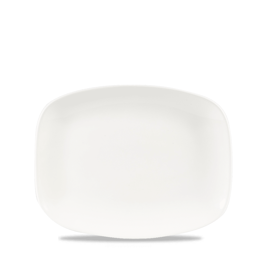 White Chefs Oblong Plate 10.3"X8" Box of 12 (3-5 Working Days Delivery)