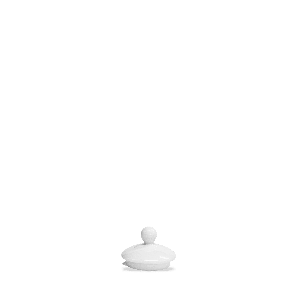 White Cafe One Cup Teapot Lid Box of 6 (3-5 Working Days Delivery)