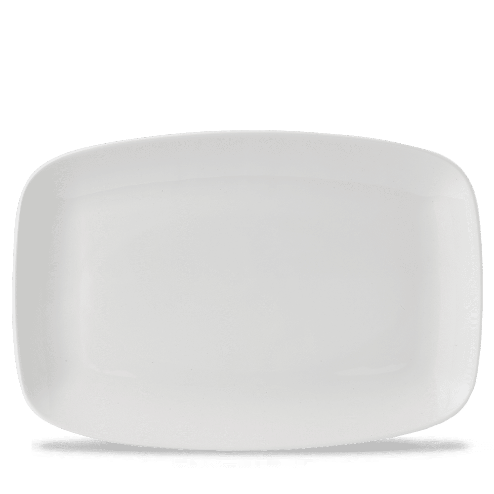 White Oblong Chefs Plate 13 1/2" X 9 1/4" Box of 6 (3-5 Working Days Delivery)