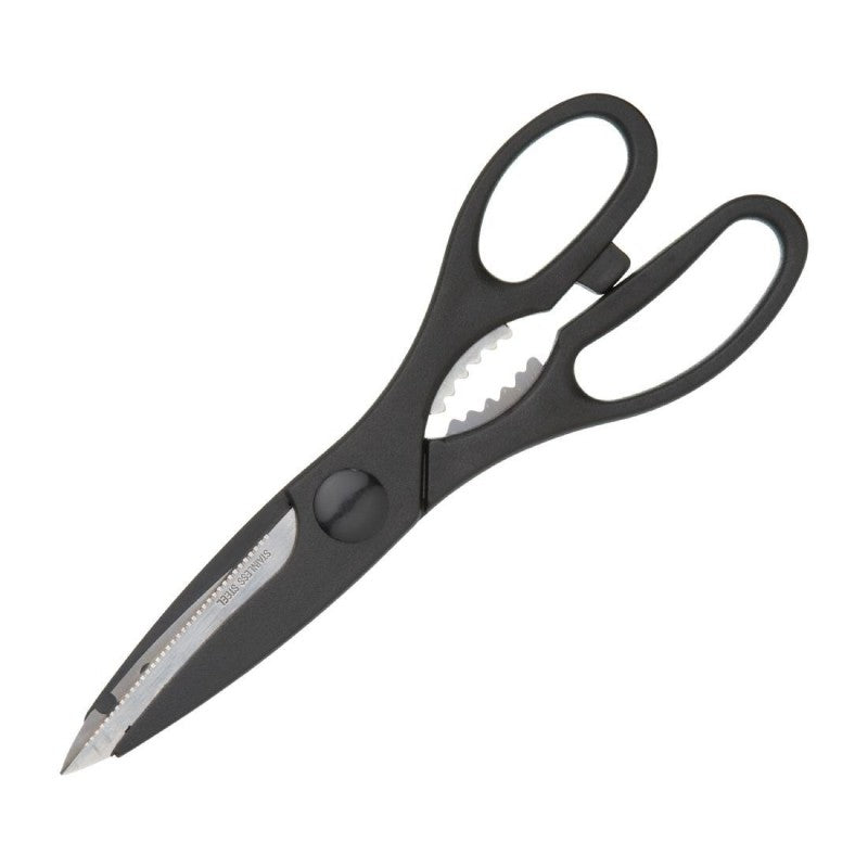 Kitchen Craft Kitchen Plus Scissors - Length: 180mm. Serrated edges.