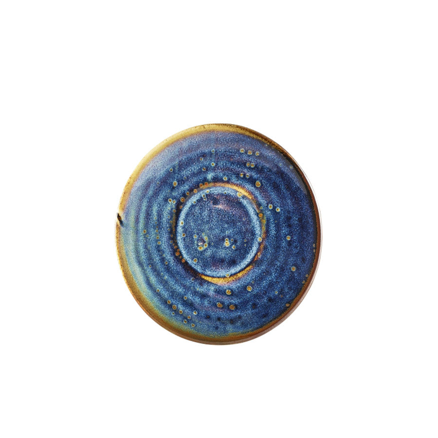 TERRA PORCELAIN AQUA BLUE SAUCER 11.5CM x6