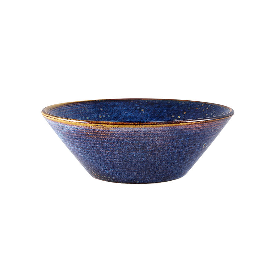 TERRA PORCELAIN AQUA CONICAL BOWL 16CM x6