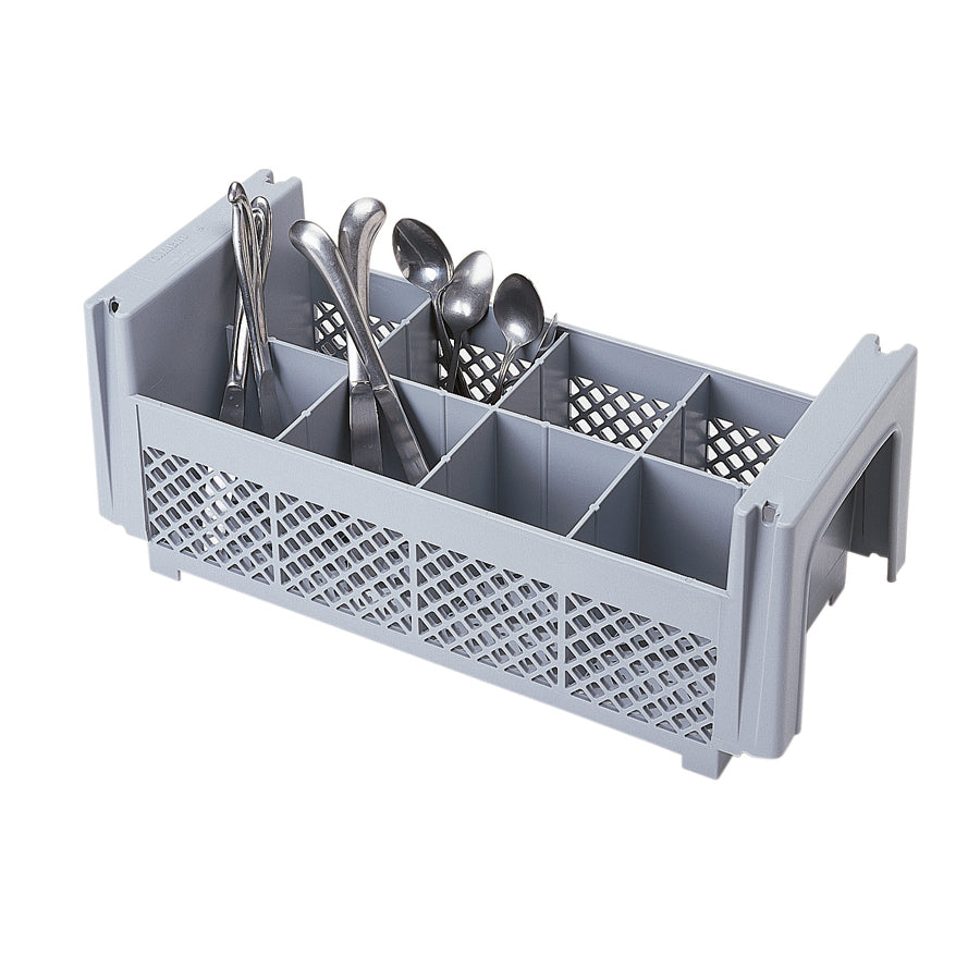 CUTLERY BASKET 8 COMPARTMENT GREY
