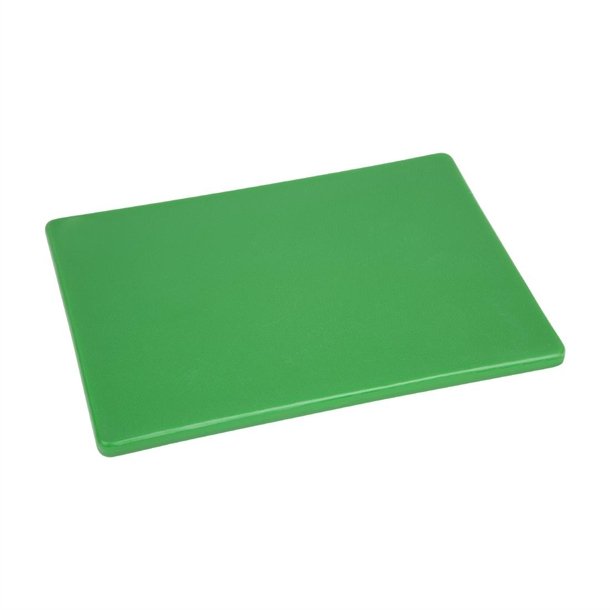 Low Density Green Chopping Board Small 305x229x12mm Bar Fruit