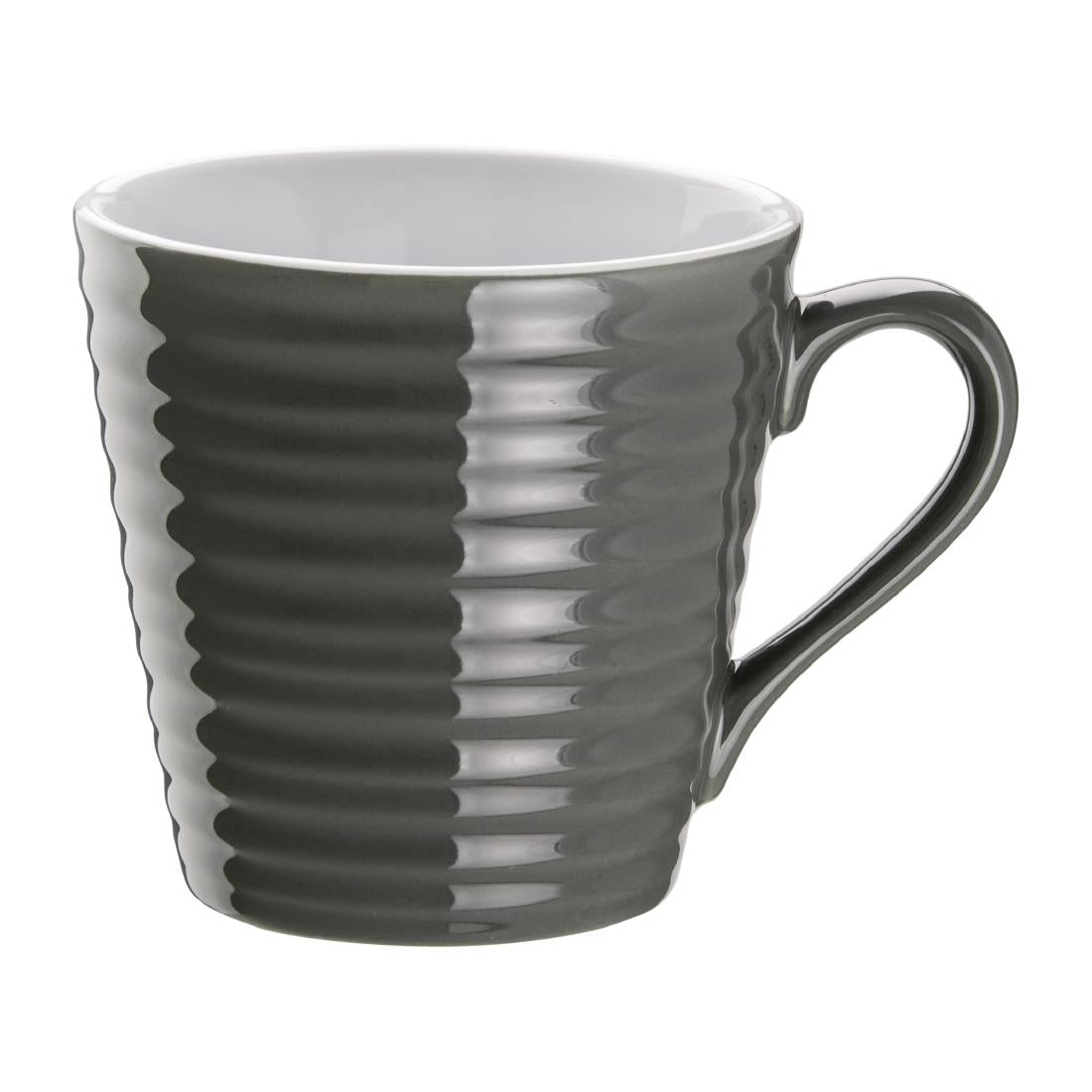 Olympia Cafe Aroma Mug Charcoal - 340ml 12oz (Box 6)