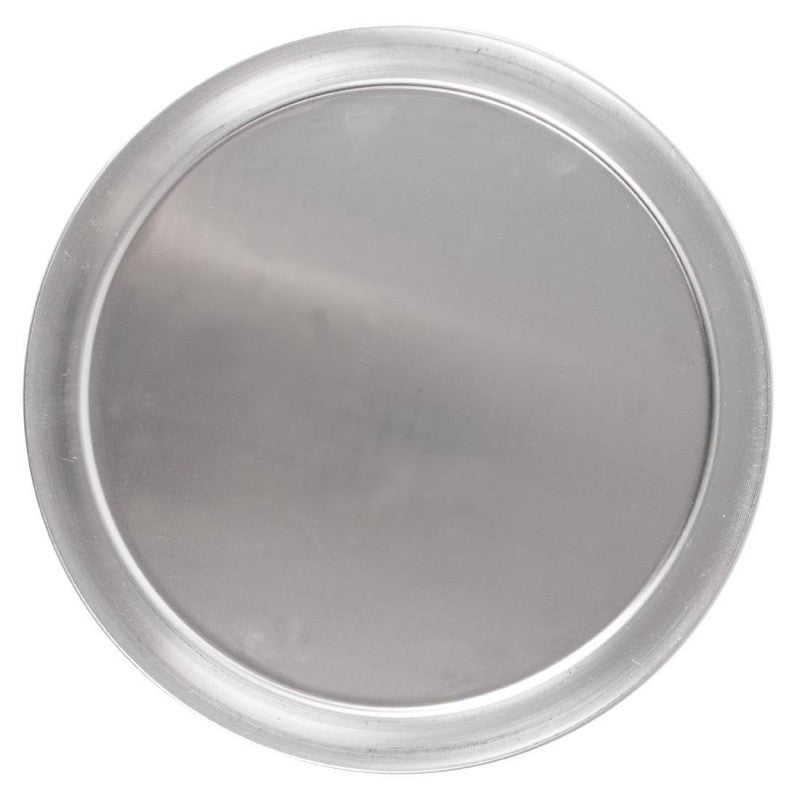 Vogue Aluminum Pizza Tray Wide Rim - 305mm 12"