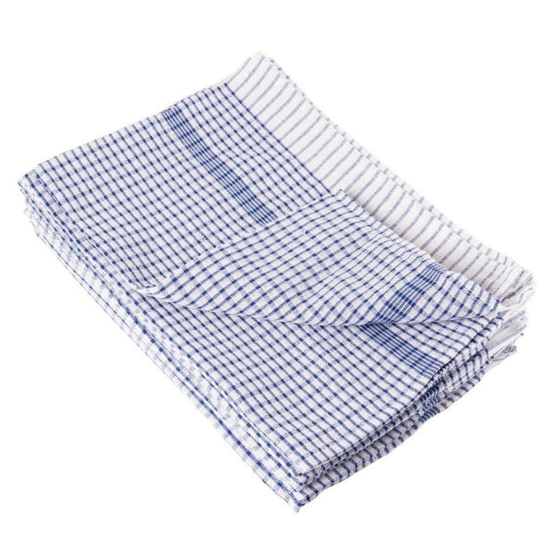 Tea Towels Wonderdry Blue Pack of 10