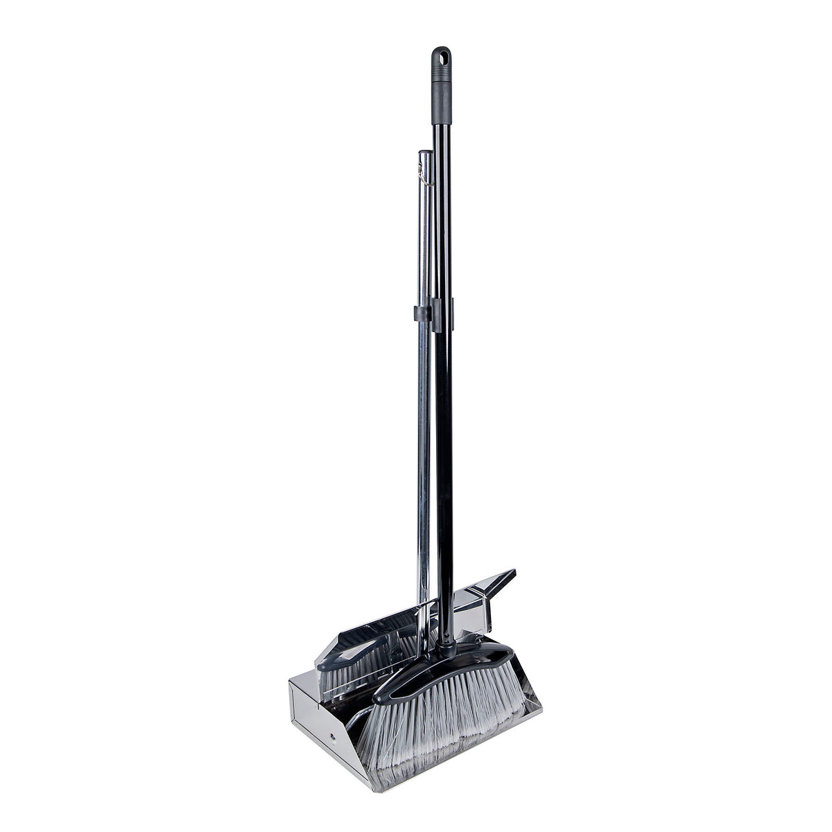 Lobby Dustpan & Brush Stainless Steel 90x32x22cm *2-3 working days lead time