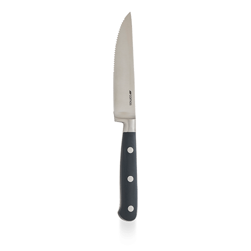 HQ LHOSTE BLACK STEAK KNIFE Box of 6 (3-5 Working Days Delivery)