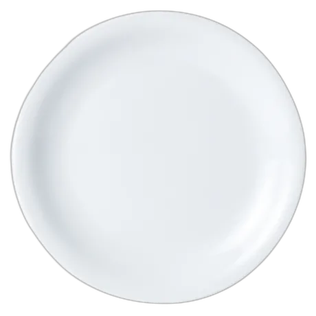 Porcelite Narrow Rim Plate 22cm / 8.5" Box of 6