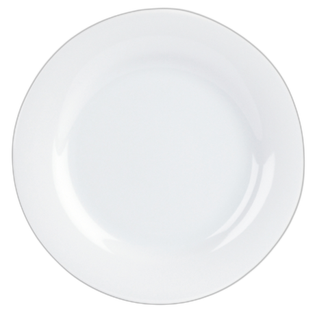 Porcelite Banquet Wide Rim Plate Box of 6