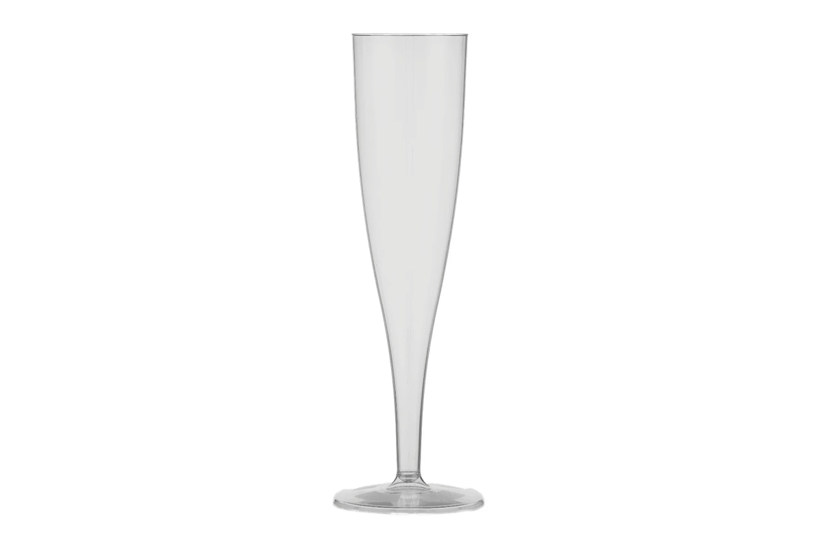 Disposable 160ml Champagne Flute CA Lined @ 100ml & 125ml Pack of 100