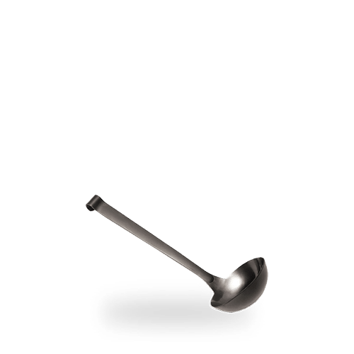 ELEGANT BLACK SOUP LADLE 26.5CM Box of 10 (3-5 Working Days Delivery)