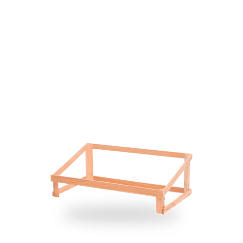 BEECH WOOD CRATES HIGH SLANTED RISER 18CM Box of 4 (3-5 Working Days Delivery)