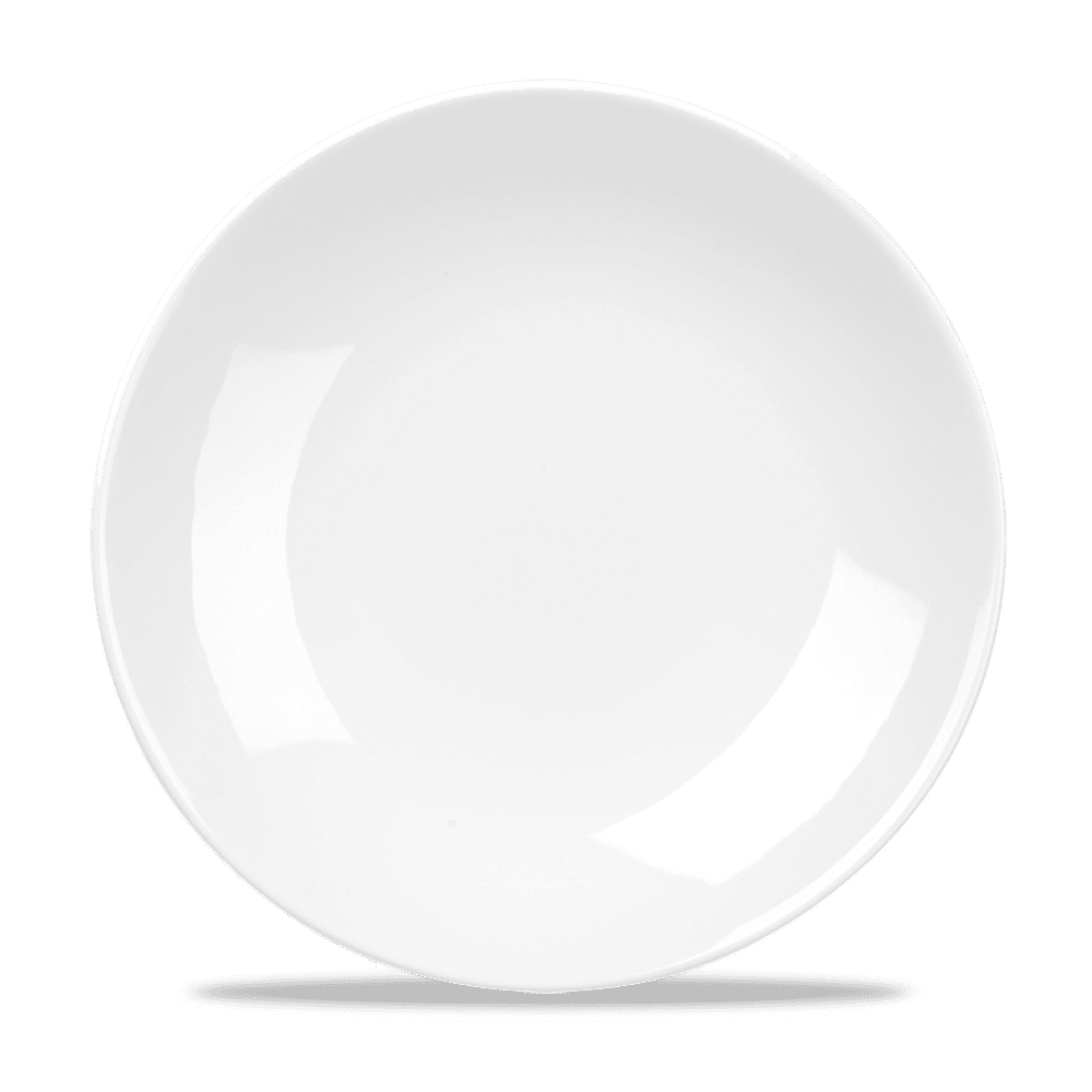 Alchemy Balance White Coupe Plate 10 5/8" Box of 6 (3-5 Working Days Delivery)