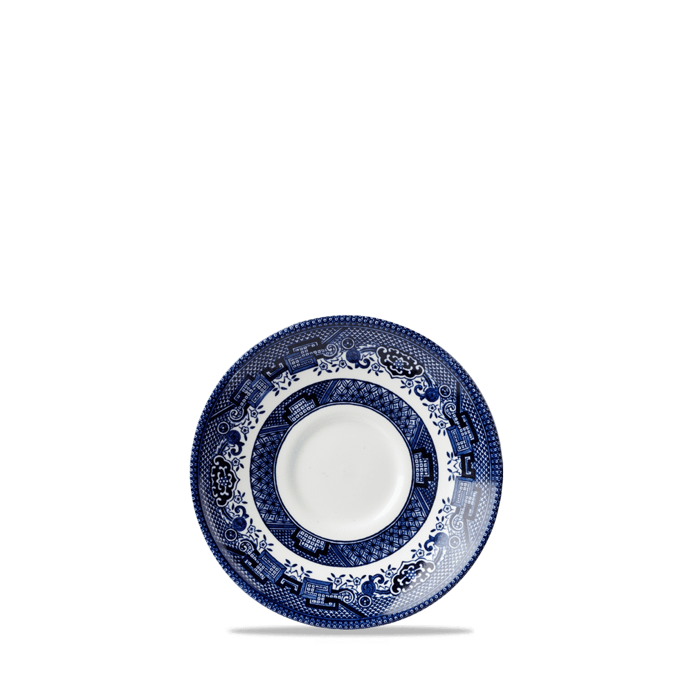Blue Willow Georgian Tea Saucer Box of 12 (3-5 Working Days Delivery)