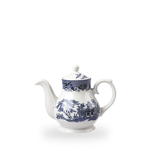 Blue Willow Sandringham Tea/Coffee Pot 42.6Cl Box of 4 (3-5 Working Days Delivery)