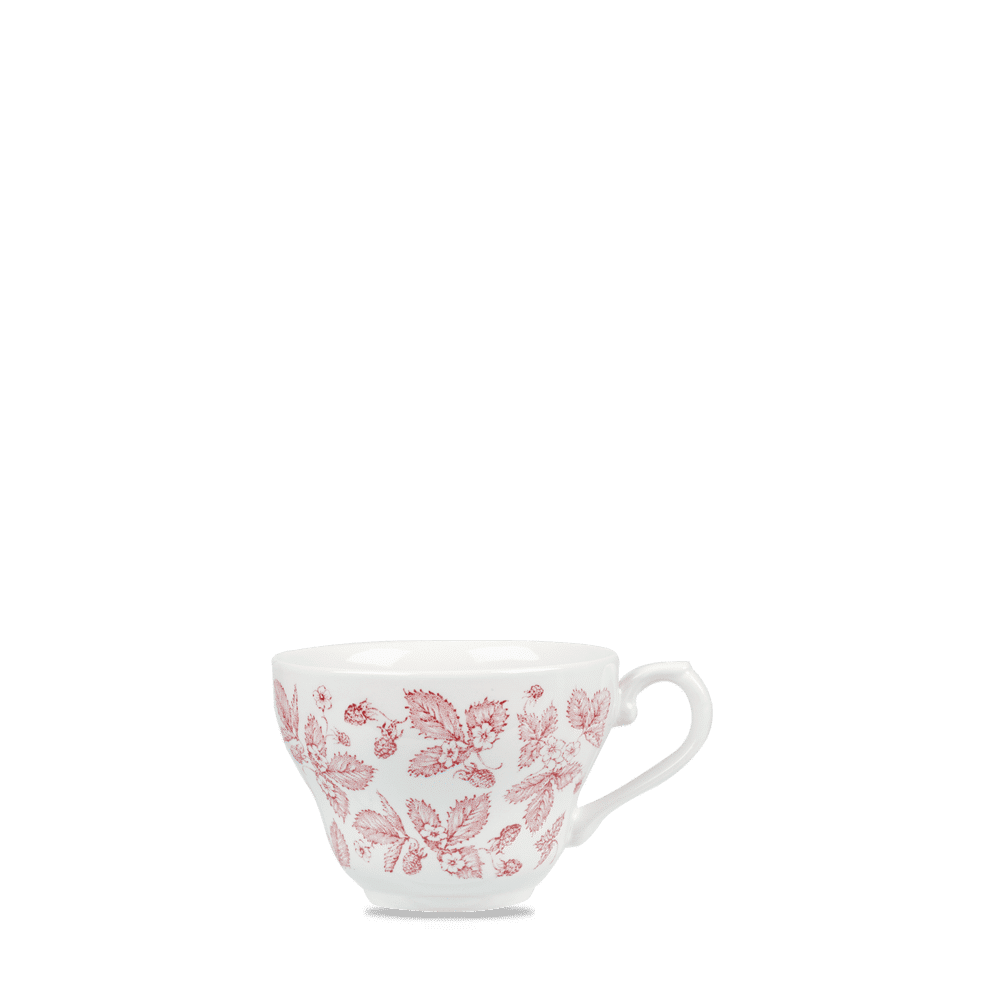 Cranberry Bramble Georgian Tea Cup Box of 12 (3-5 Working Days Delivery)