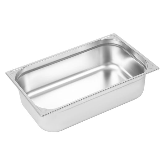 Vogue Heavy Duty Stainless Steel 1/1 Gastronorm Tray 150mm