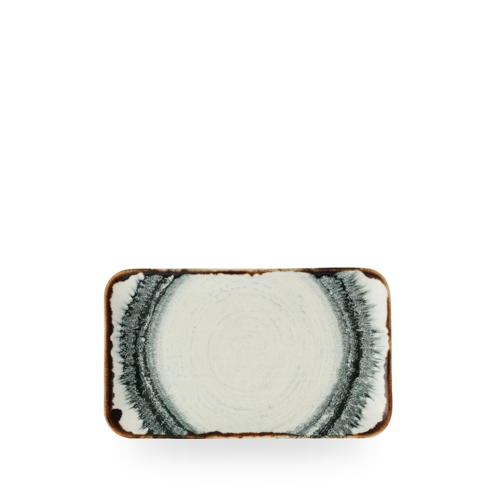 Organic Rectangle Organic Rectangular Plate 10.6 X 6.3" Box of 12 (3-5 Working Days Delivery)