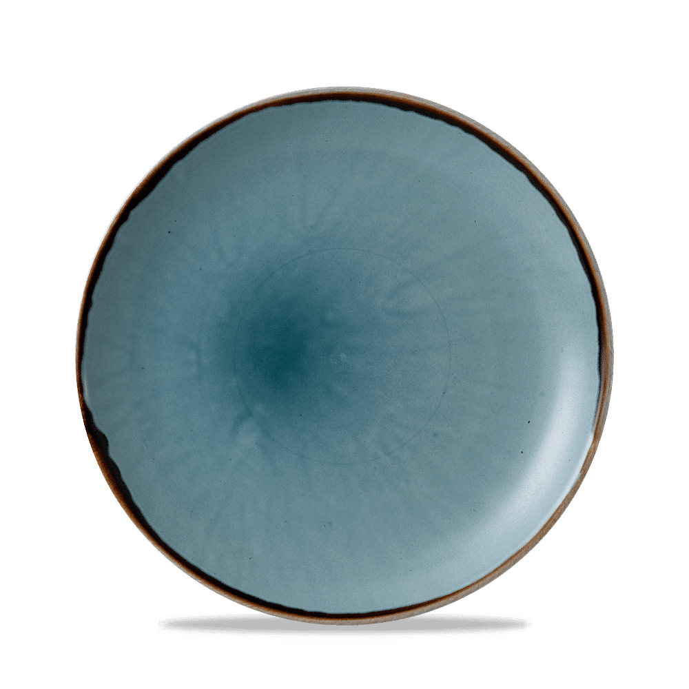Harvest Blue Coupe Plate 8.67" Box of 12 (3-5 Working Days Delivery)