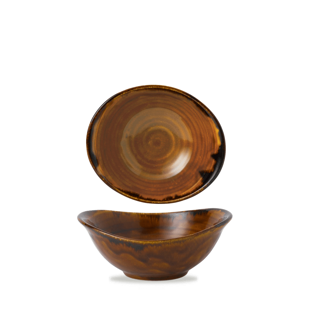 Harvest Brown Deep Bowl 6 3/4X5 3/4" Box of 6 (3-5 Working Days Delivery)